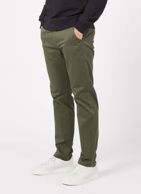 ALPHA ORIGINAL SLIM - LITE - Pantalón chino slim de mezcla de algodón en caqui