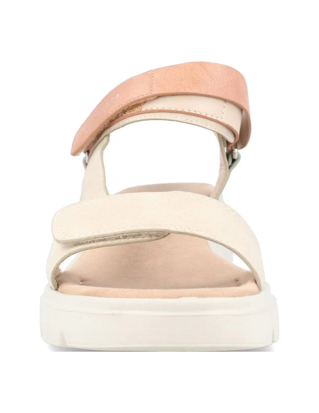 Amarpies - Cuña Comfort Velcros Combi Beige