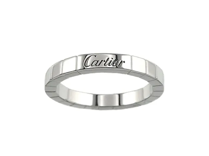 Anillo Cartier Laniere #57 en oro blanco de 18K Dorado 