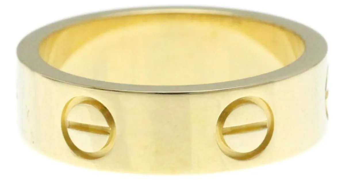 Anillo Cartier Love en oro amarillo (18K) Dorado 