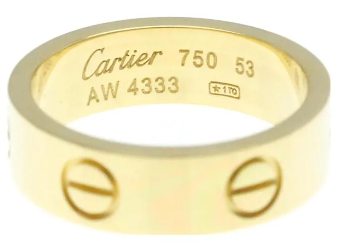 Anillo Cartier Love en oro amarillo (18K) Dorado 