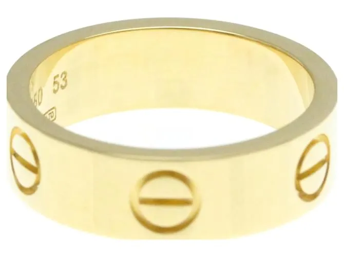 Anillo Cartier Love en oro amarillo (18K) Dorado 