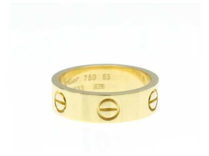 Anillo Cartier Love en oro amarillo (18K) Dorado 