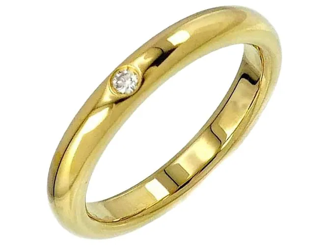 Anillo de diamante en oro amarillo de 18K Tiffany & Co. 