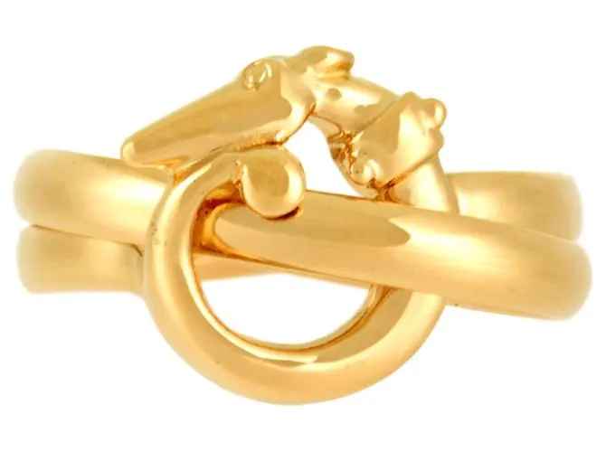 Anillo de oro amarillo de 18K Trussardi 