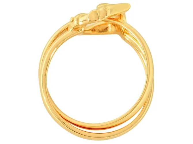 Anillo de oro amarillo de 18K Trussardi 