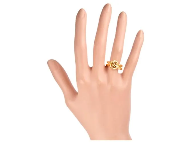 Anillo de oro amarillo de 18K Trussardi 