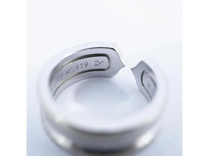 Anillo de oro blanco K18WG Cartier 2C 