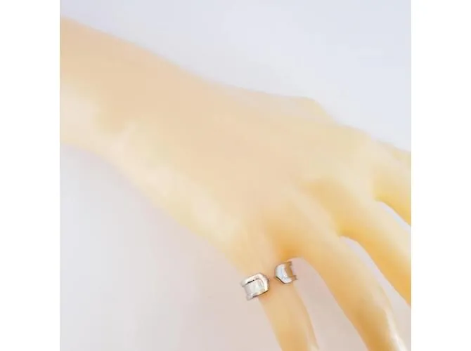 Anillo de oro blanco K18WG Cartier 2C 