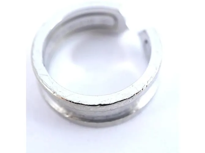 Anillo de oro blanco K18WG Cartier 2C 