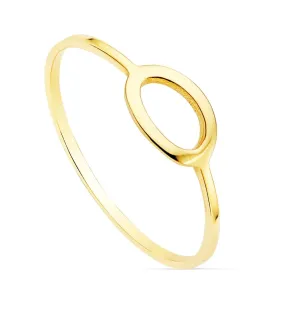 Anillo Mujer Ío Oro Amarillo 18K