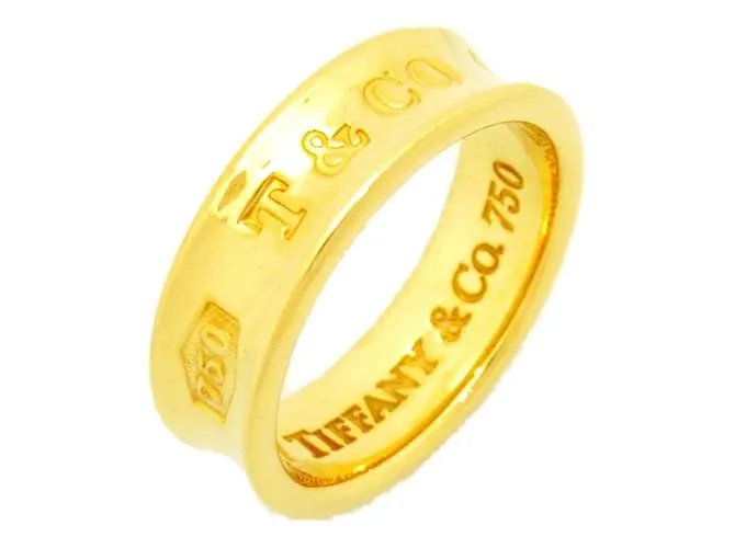 Anillo Tiffany & Co. 1837 en oro amarillo de 18K Dorado 