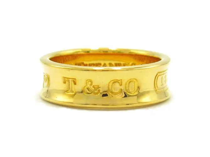 Anillo Tiffany & Co. 1837 en oro amarillo de 18K Dorado 