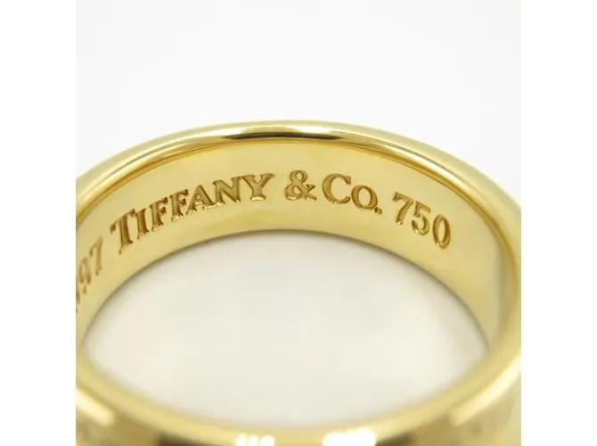 Anillo Tiffany & Co. 1837 en oro amarillo de 18K Dorado 