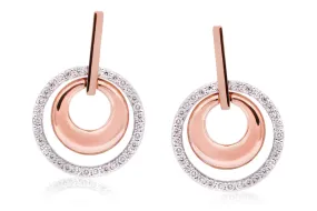 Aretes Eclipse BEAUTY - Oro 18k combinado