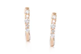 Aretes Ice & 40C TRILOGY - Oro 18k amarillo - 0.25ct