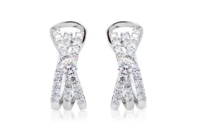 Aretes  LUCE - Oro 18k blanco - 0.70ct