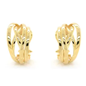 Aretes River 5 - Oro 18k amarillo