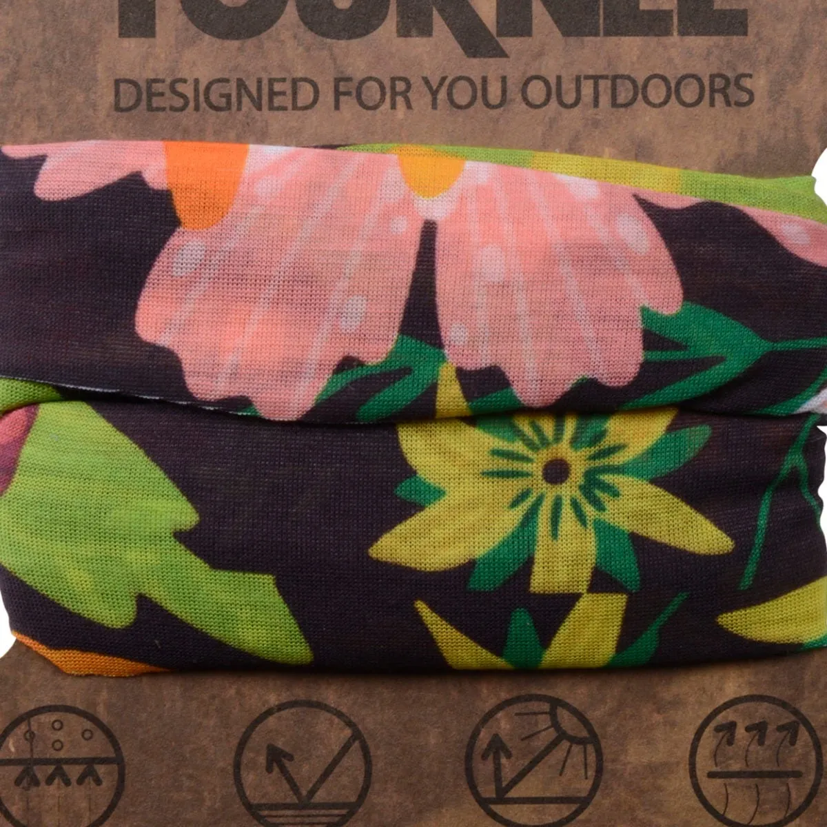 Bandana Multifuncional Outdoor La Tournee Floral Multicolor 