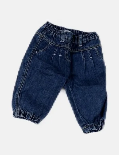 Benetton Pantalón azul denim