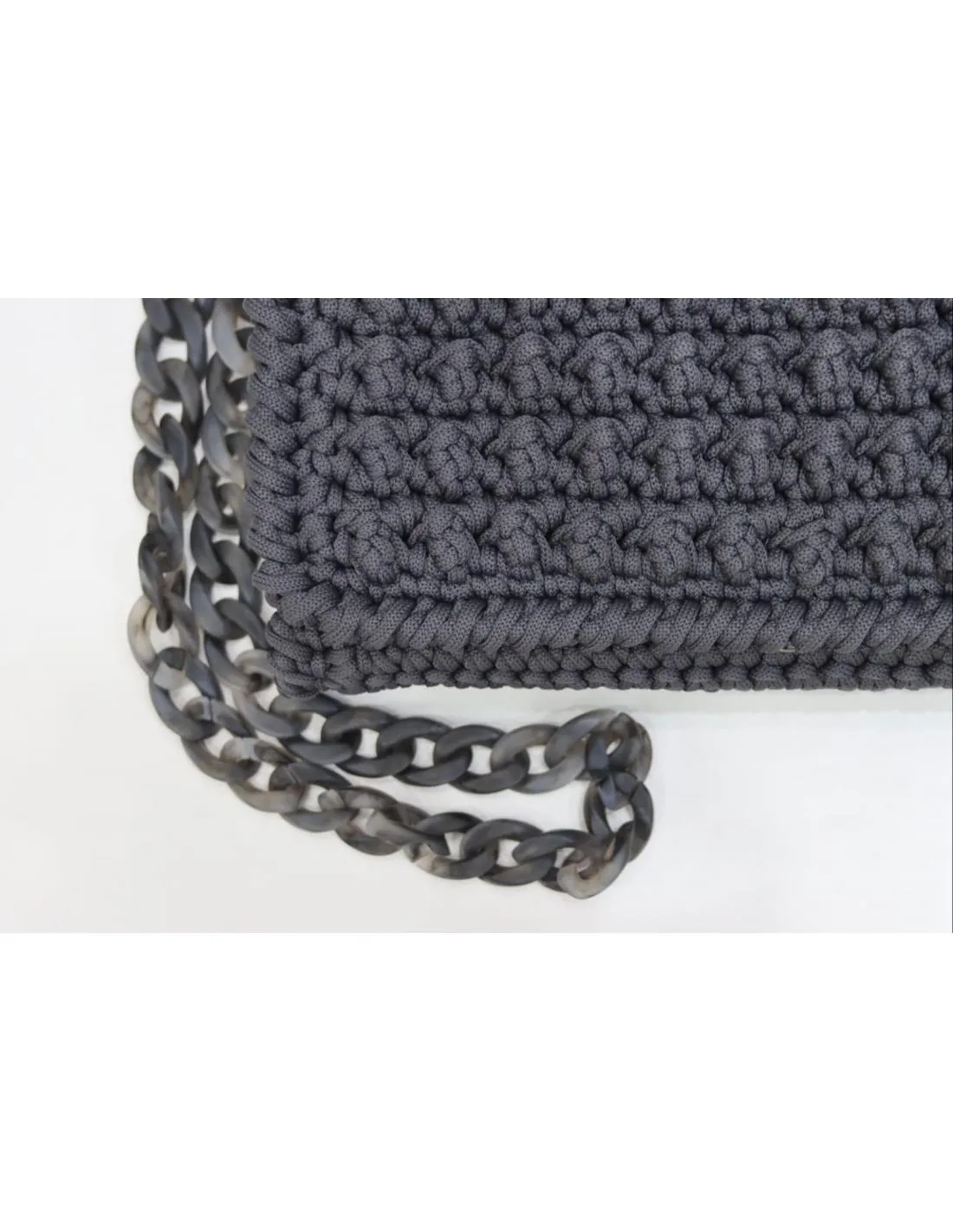 BOLSO CROCHET WOW BAGS NORTH GRIS