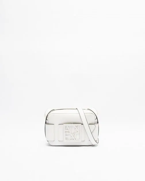 Bolso de hombro Armani Exchange 942699 0A874 Blanco