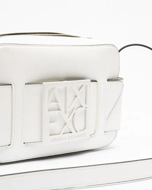 Bolso de hombro Armani Exchange 942699 0A874 Blanco