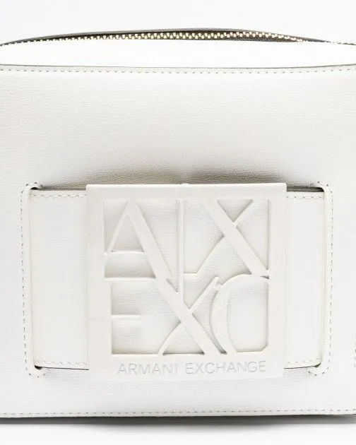 Bolso de hombro Armani Exchange 942699 0A874 Blanco