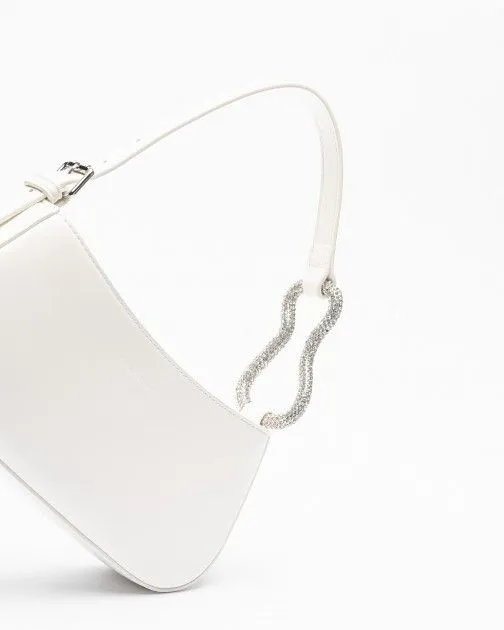 Bolso de hombro Chiara Ferragni 76SB4BL1 Blanco