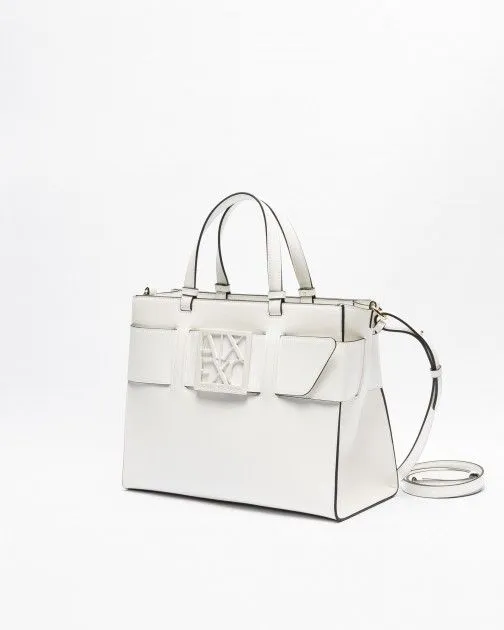 Bolso de mano Armani Exchange 942689 0A874 Blanco