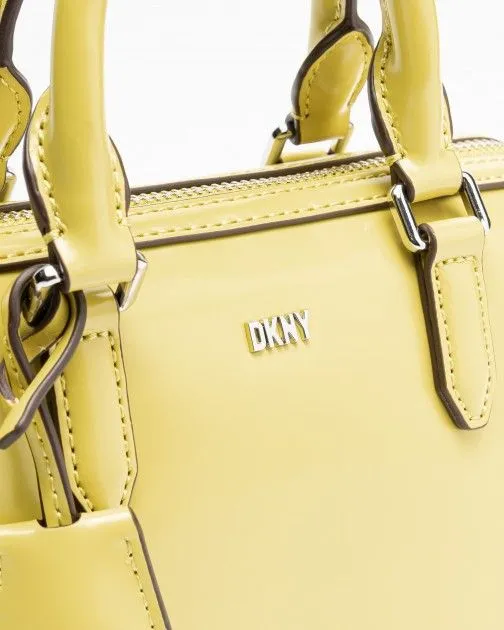 Bolso de mano Dkny Paige SM Duffle Limón