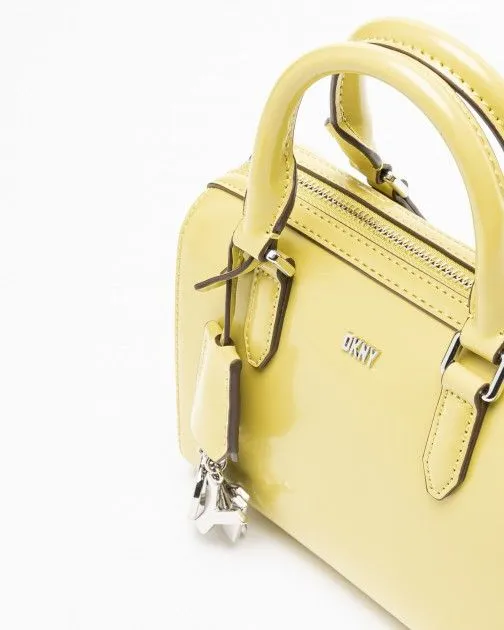 Bolso de mano Dkny Paige SM Duffle Limón