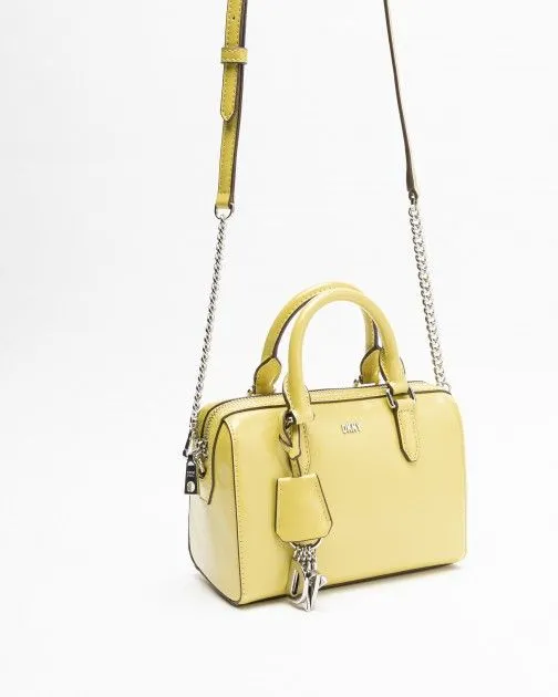 Bolso de mano Dkny Paige SM Duffle Limón