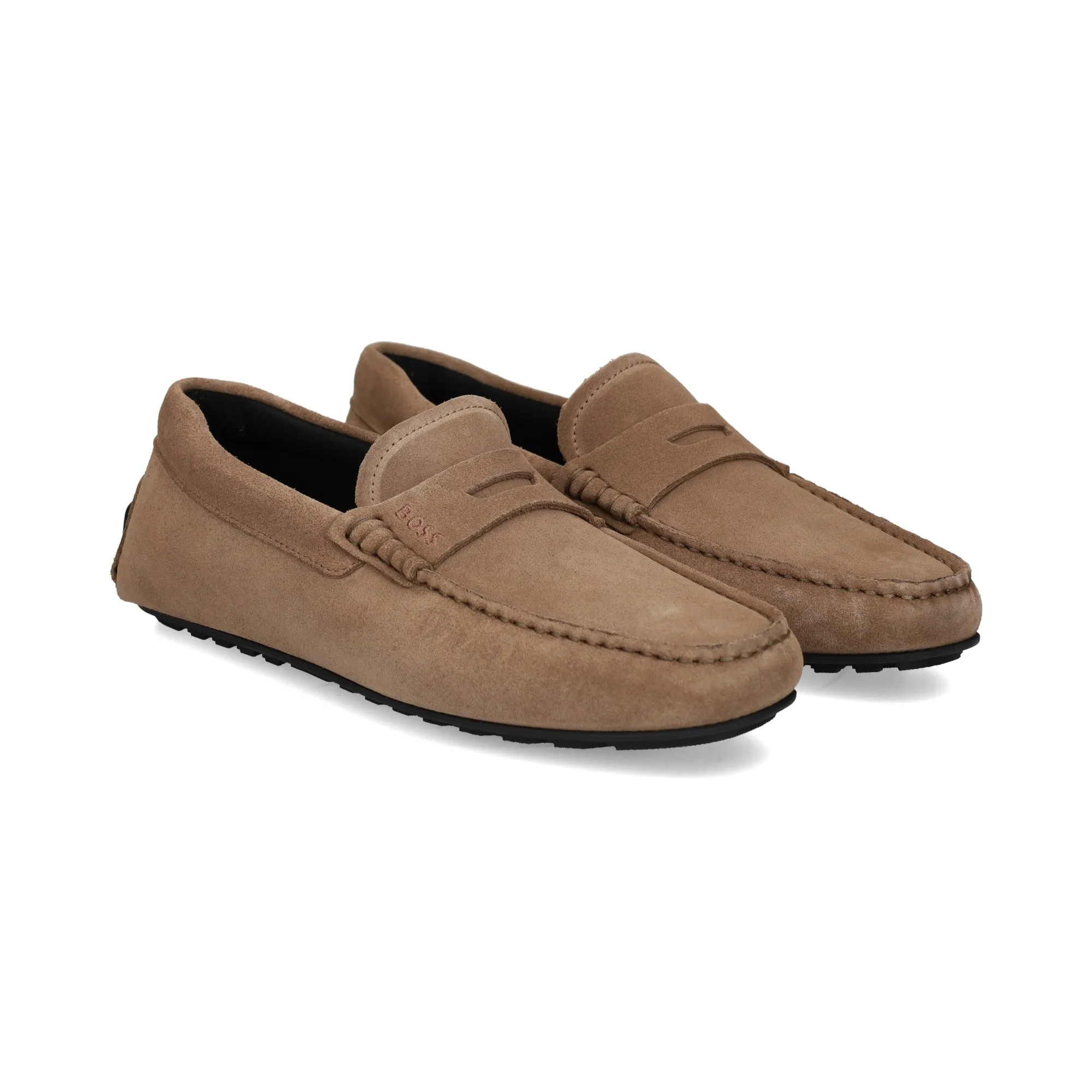 BOSS Mocasines de Hombre 260-Medium Beig