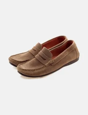 Bronx Mocasín camel antelina