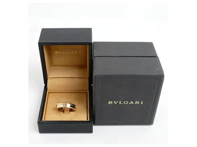 Bulgari Anillo de banda de oro amarillo Bvlgari B.zero1 