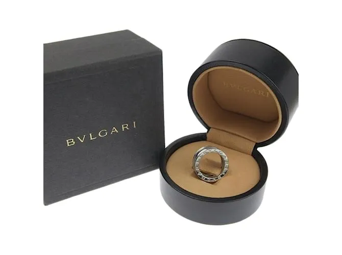 Bulgari Anillo de banda de oro blanco Bvlgari B.zero1 Dorado 