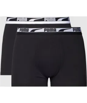 Calzoncillo Puma Multi Logo Boxer 2P Hombre Negro