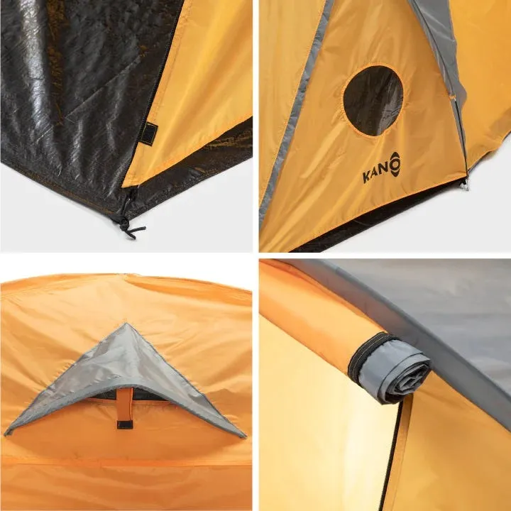 Carpa Outdoor Kano Rupanco 4 personas Naranja