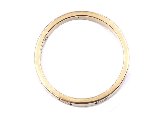 Cartier 18k Tamaño del anillo de bodas de oro amarillo Love 52 Dorado 