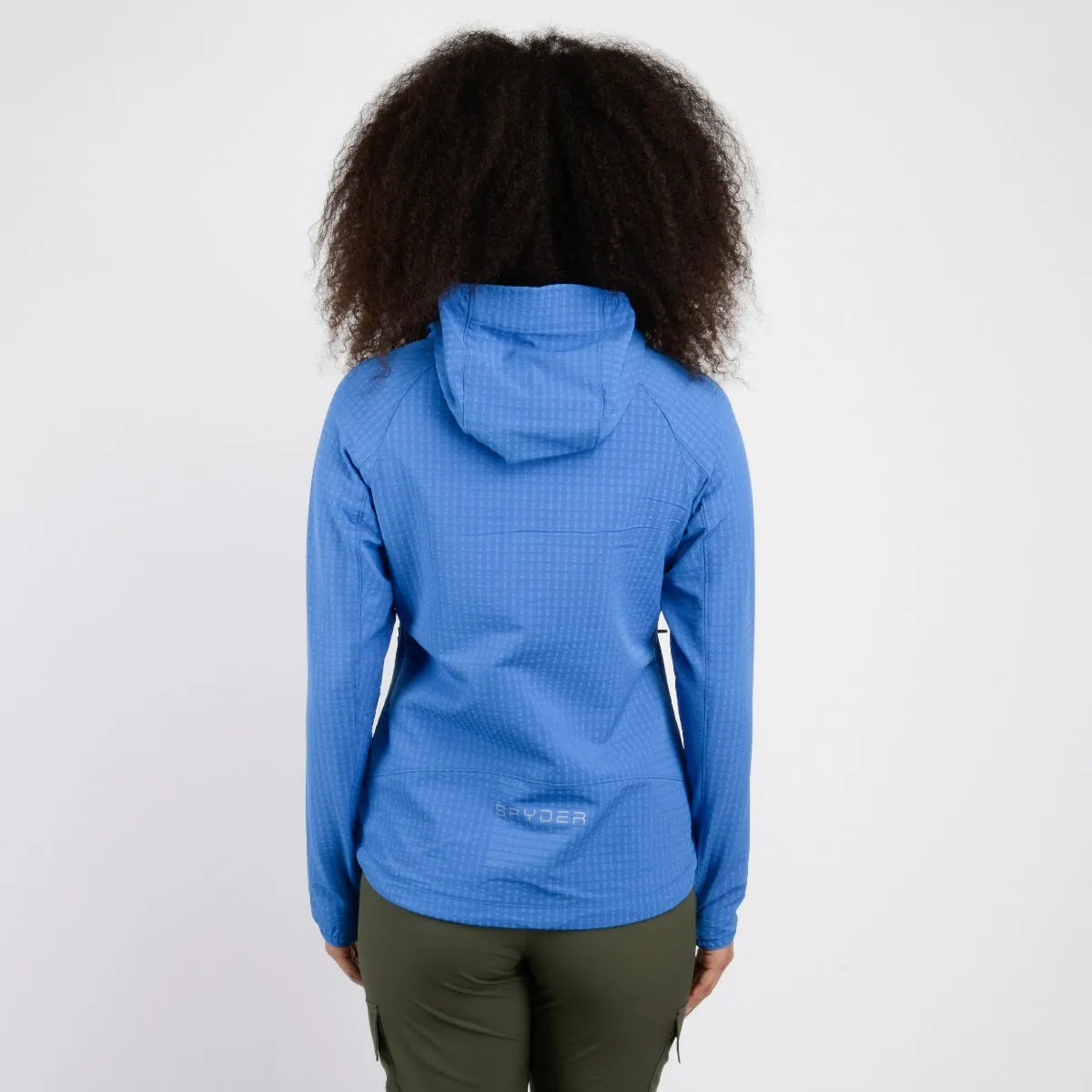 Chaqueta Outdoor Mujer Spyder Liviana Hoody Azul