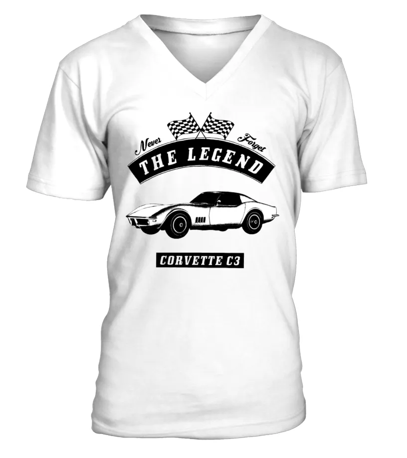 Chevrolet Corvette C3 WT Camiseta cuello en V Unisex