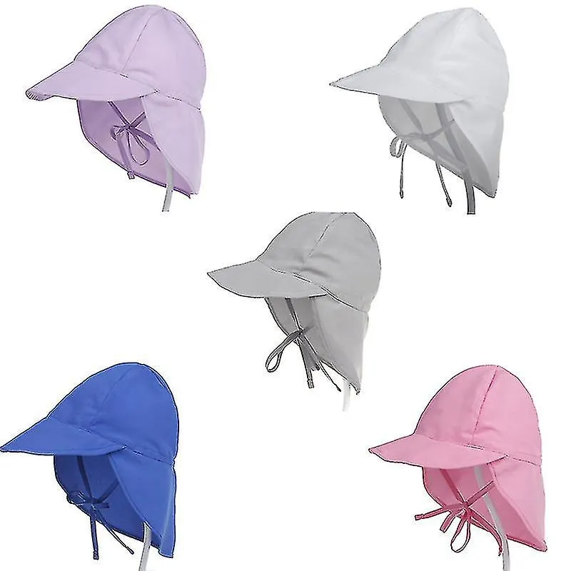 Children's Bucket Hats Kids Wide Brim Beach Uv Protection Outdoor Essential Sun Caps