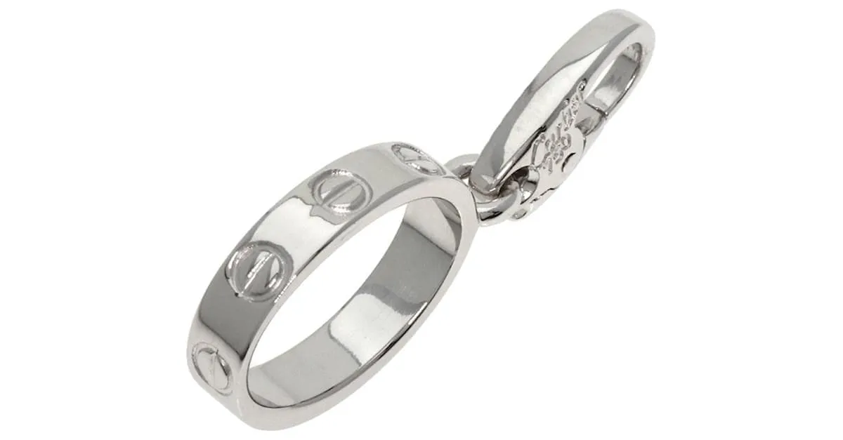 Colgante Charm Love de Cartier en Oro Blanco de 18K 