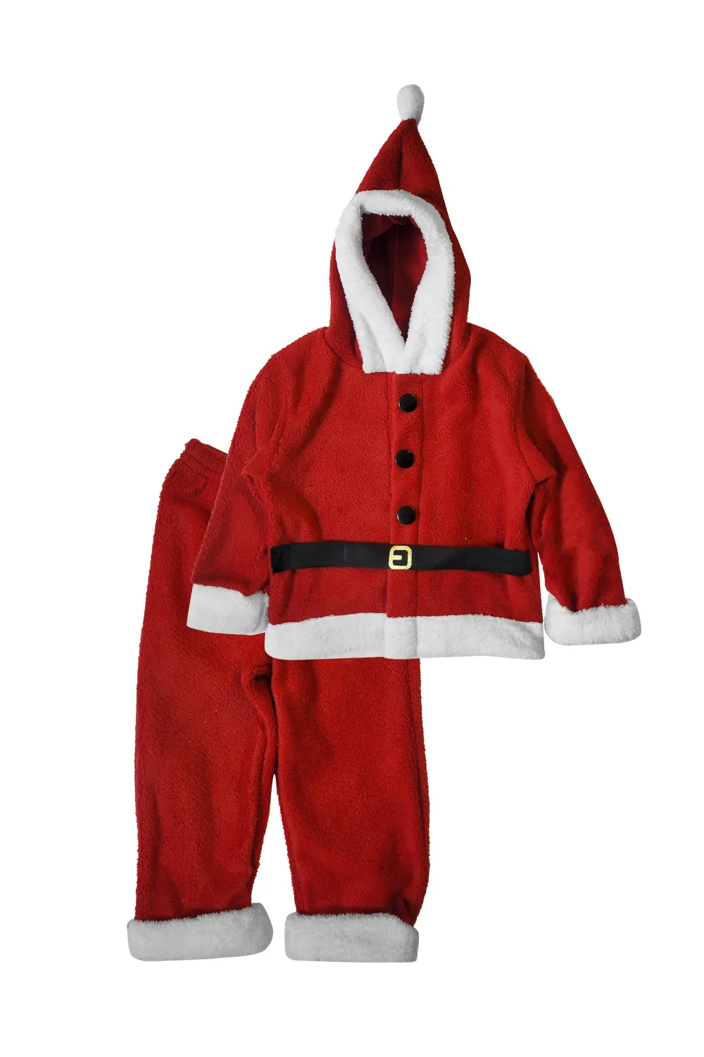 Conjunto polar nio y bebé Santa Claus.