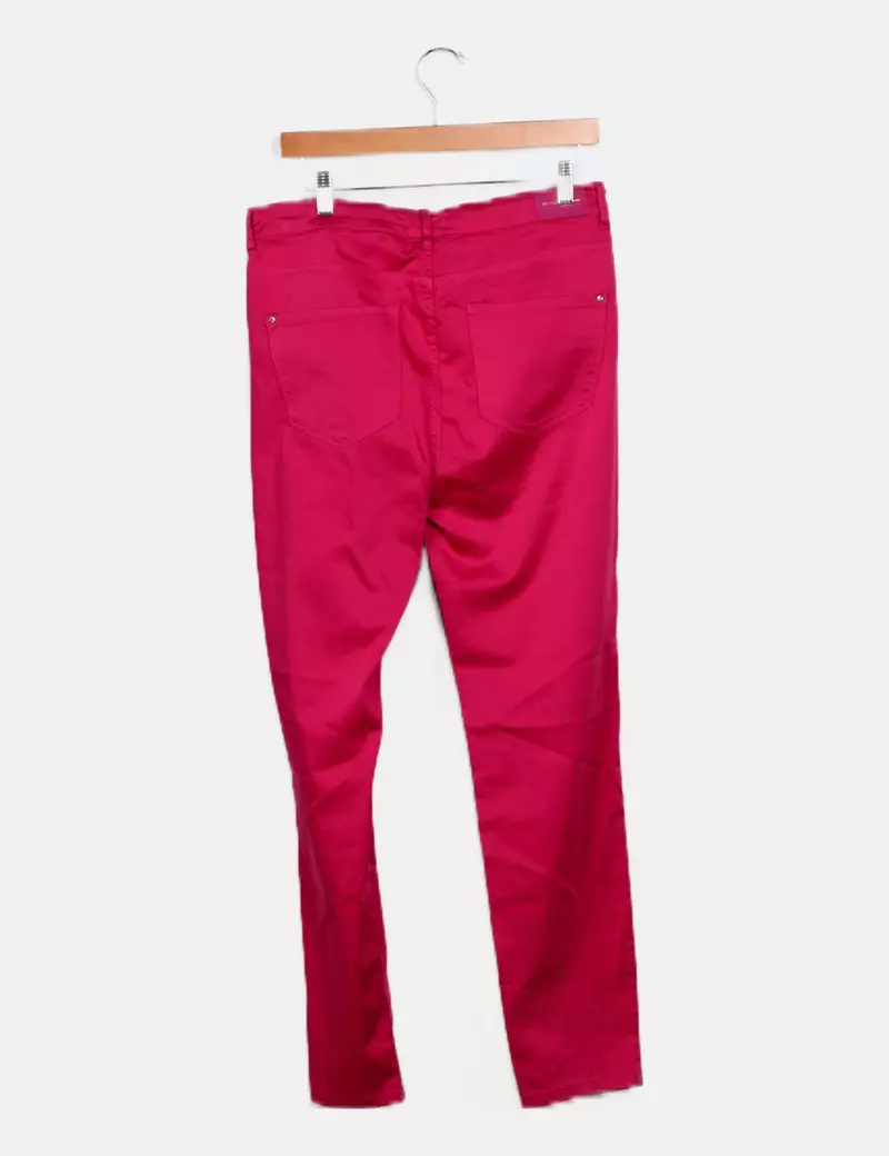 Cortefiel Pantalón rosa casual