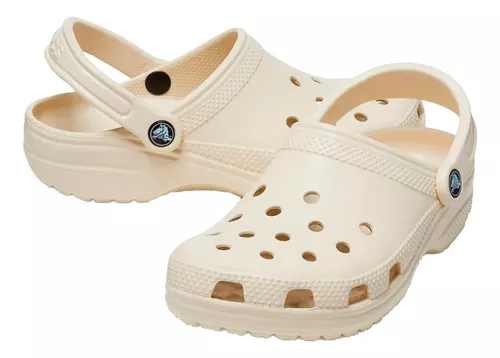 Crocs Originales Classic Bone Mujer 10001c2y2 Ahora 6 Empo