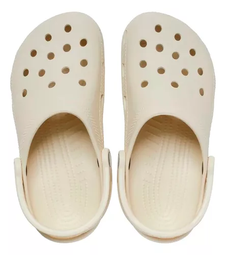 Crocs Originales Classic Bone Mujer 10001c2y2 Ahora 6 Empo