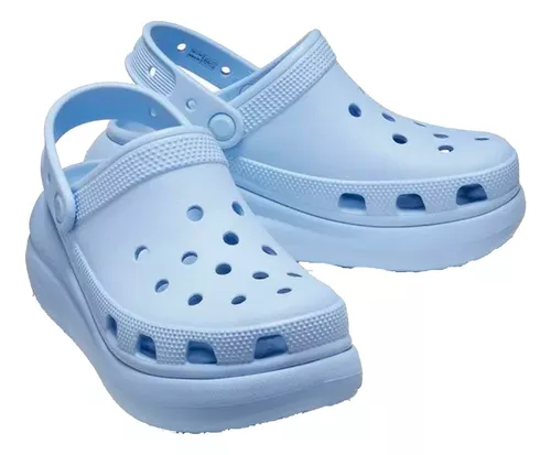 Crocs Originales Classic Crush Clog Celeste Ahora 6 Empo2000