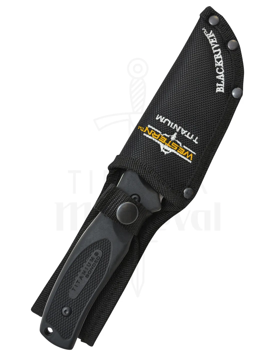 Cuchillo Outdoor Camillus modelo BLACK RIVER, con funda